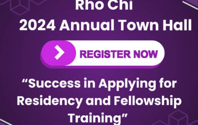 Rho Chi Virtual Town Hall