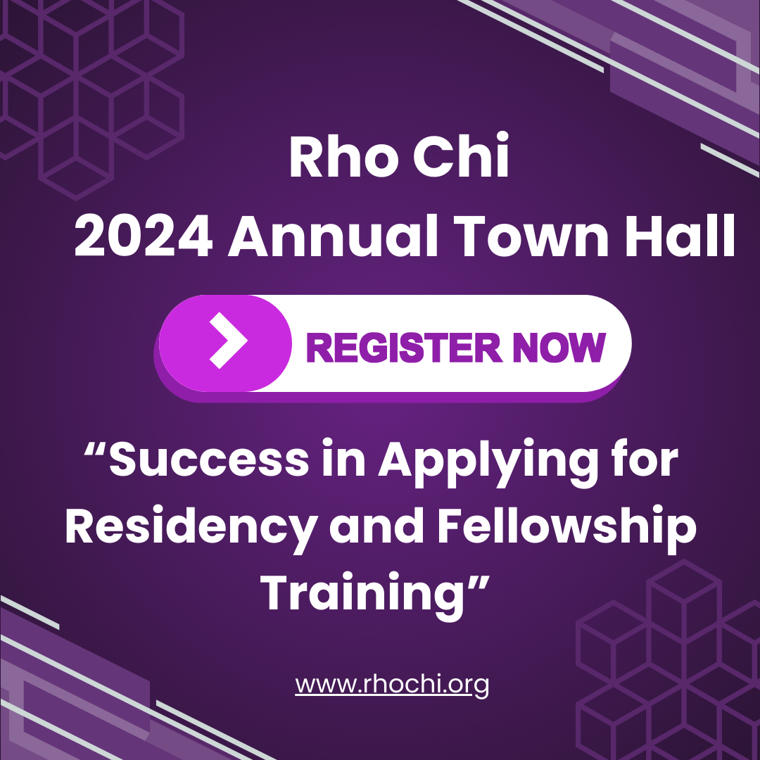 Rho Chi Virtual Town Hall