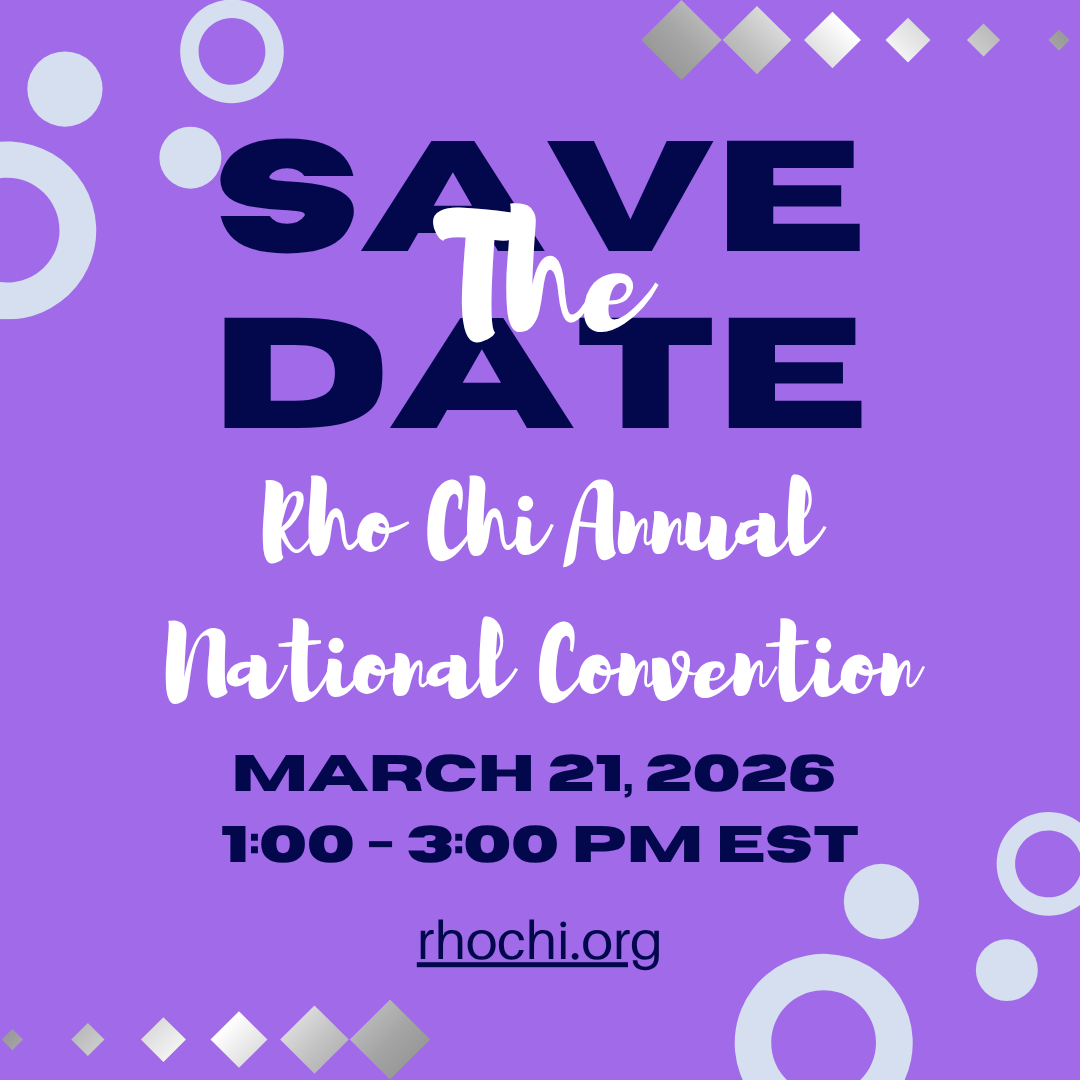 Rho Chi Annual National Convention Rho Chi Annual National Convention
