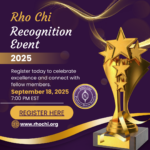 Second Annual 2025 Rho Chi Virtual Recognition Event
