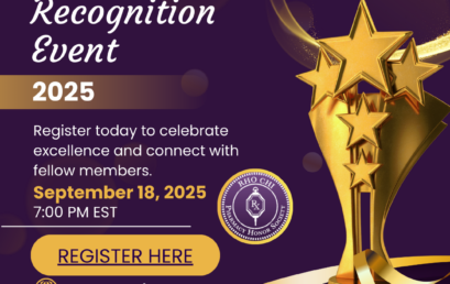 Second Annual 2025 Rho Chi Virtual Recognition Event